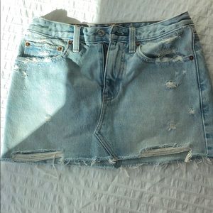 Abercrombie Jean Mini Skirt